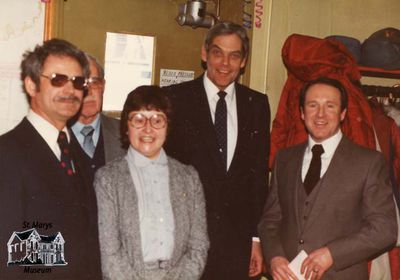 Len Love, Gerry Roe, Jane White, Hugh Edighoffer and Gerry Teahan