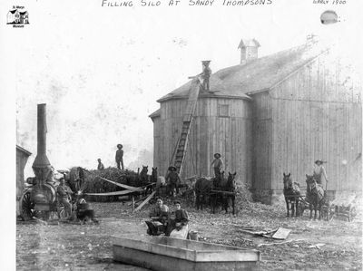 Silo Filling at Sandy Thompson Farm