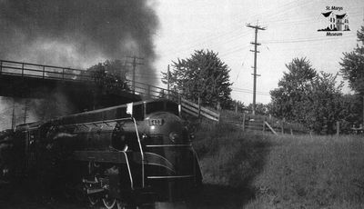 Train Below the Queen St. Overpass