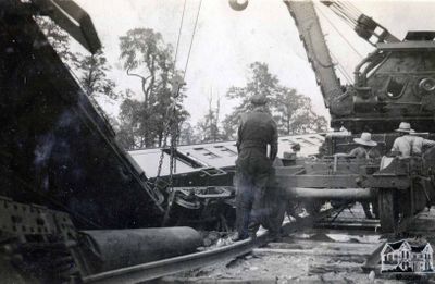 Train Wreck Cleanup Near Kelly's Siding