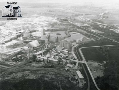 Aerial View of St. Marys Cement Plant