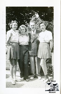 Four Adult Chesterfield Children at Their Family Home