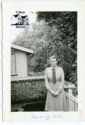 Isabelle Chesterfield in Her Military Uniform