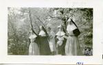 Young Women Dressed like Nuns