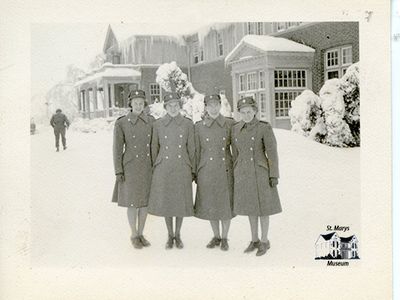 Isabelle Chesterfield and Canadian Women's Army Corps Friends