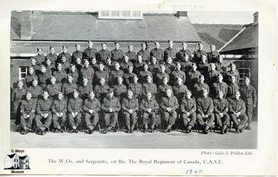 William Walter and Other Members of the Royal Regiment of Canada