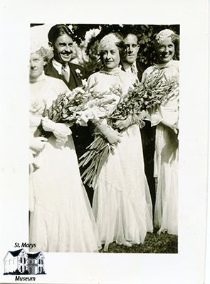 Four Chesterfield Children and Friend at a Wedding