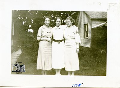 Chesterfield Sisters Outside Their Family Home