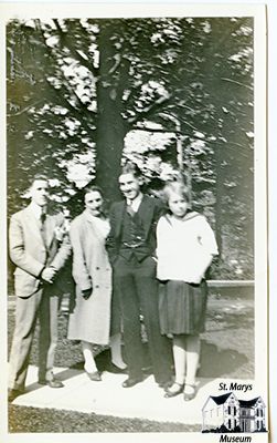 Part of Chesterfield Family with Their Aunt Maude