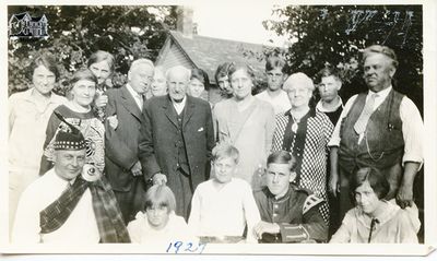 Extended Family Photo with Some of the Chesterfield Family