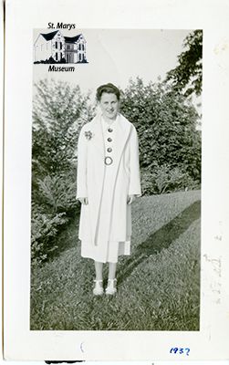 Woman in Formal Attire