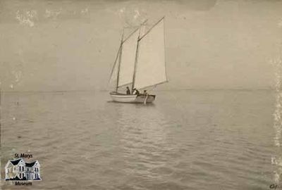 Sailboat on Lake Huron