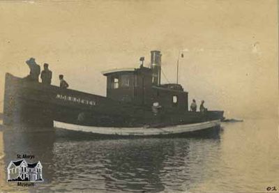 Tugboat &quot;Jos. B. Dewey.&quot; in Grand Bend