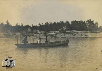 Steam Launch &quot;Edna,&quot; Owned by C. Gibbs in Parkhill