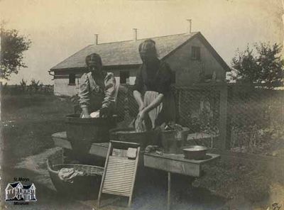 Washday on the Farm