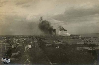 Niagara Falls, New York, From Roof of Shredded Wheat Company's Factory