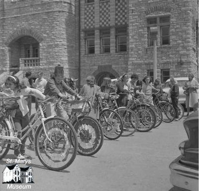 Bikes in Front of Town Hall