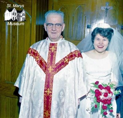 Father Harrigan at Wedding (c. 1964)