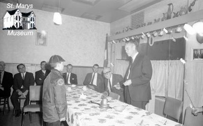 Rotary Club Presents Award to Cub Scout