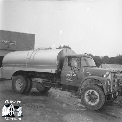 Alvin W. Coward Milk Truck