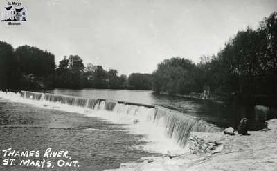 View of the falls, ca. 1950