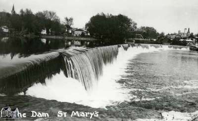 View of the Falls from the west side of the River