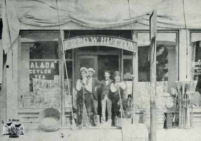 Fred W. Hutton's store, ca. 1900