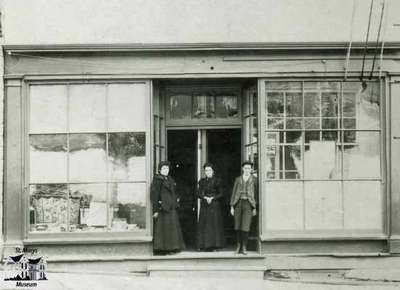 View of storefront located somewhere on Queen Street, ca. 1890