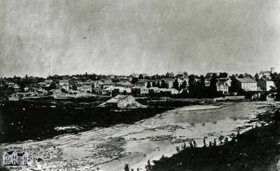 View of St. Marys from the West Ward, ca. 1873