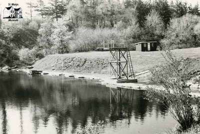 High dive at the Quarry