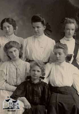 Class at St. Marys Collegiate Institute in a posed portrait