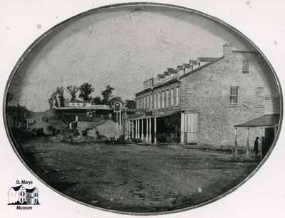 First Hutton Block, ca. 1857