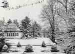 Conservatory and garden at Westover Park, 1907