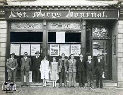 Staff of the St. Marys Journal Argus, 1930