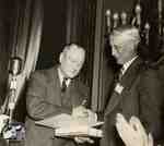 Charlie Noice receiving document