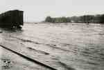 Flood, 1947 - looking south behind C.P.R. Station