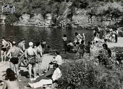 St. Marys Quarry, in the 1940s