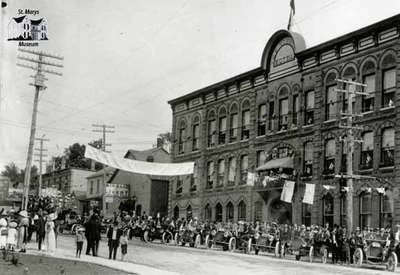 Firemen Convention and Old Boys Reunion Parade, 1912