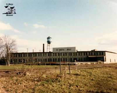 &quot;St. Marys West&quot; sign and Allied