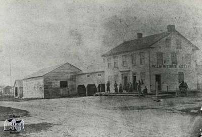 Early hotel at McIntyre's Corners in Rannoch