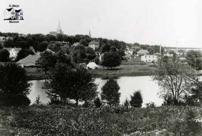 View of the Flats (Milt Dunnell Field), 1917