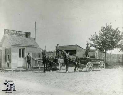 Alonzo Martin Lumber and Coal Yard (1880s)