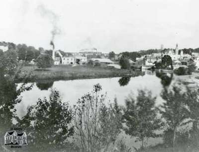 View from West Ward over Flats