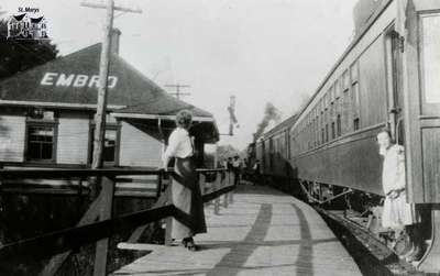 Train Station at Embro