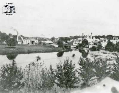 View from West Ward over Flats