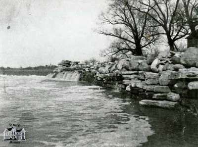 Dam and millrace of old mill