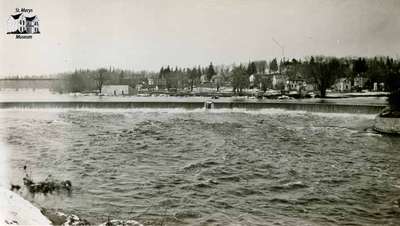 View of dam and North Ward