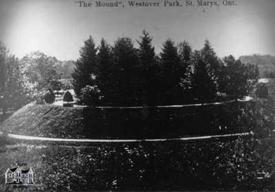 The Mound at Westover Park, ca. 1900