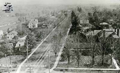 Birds Eye View of Queen Street from Water Tower