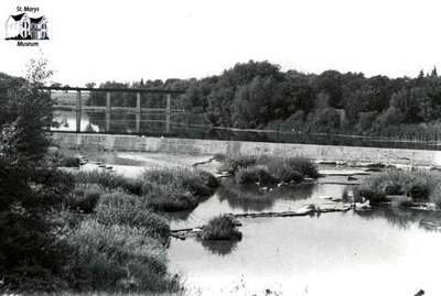 View from Queen Street Bridge, ca. 1960